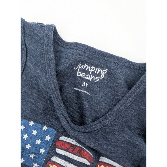 Toddler Boys Summer Tank Top Tee Bundle of 6 4th of July Animals Sizes 2T-4T - Picture 4 of 10